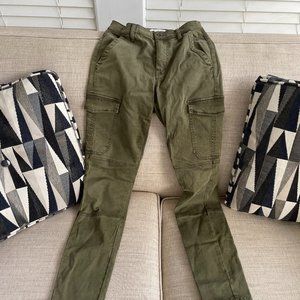 H&M Army Green Cargo Pants size 2